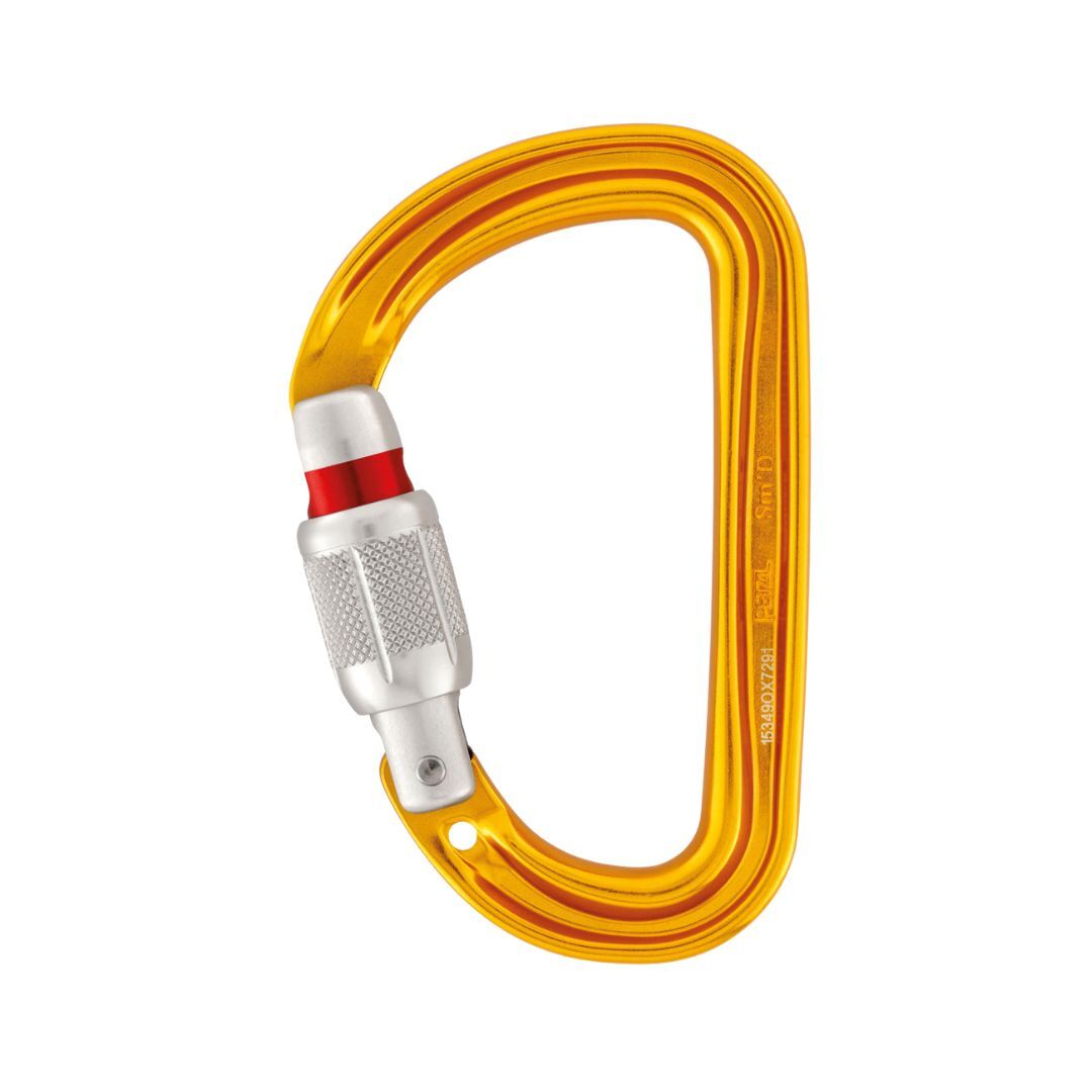 Mosquetón Sm'D de aluminio con bloqueo TRIACT-LOCK, compatible con GRIGRI