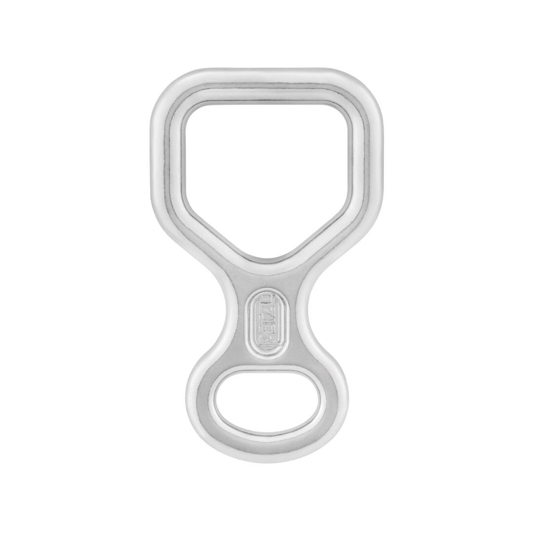 Descensor en ocho Petzl HUIT con recubrimiento antiquemaduras para mayor seguridad en descensos largos