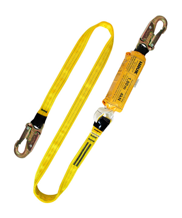 Línea de vida con amortiguador de caída