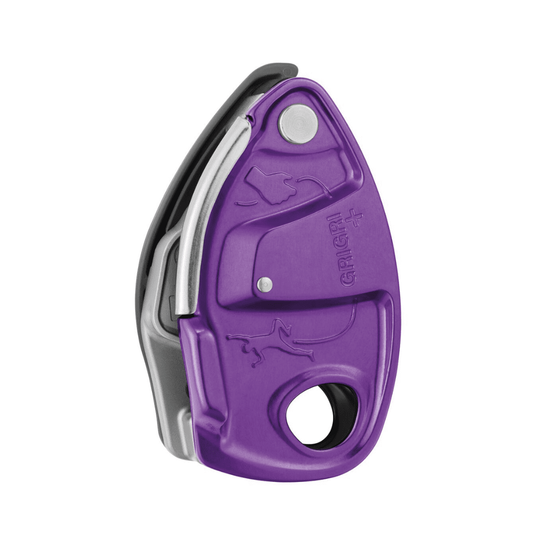 GRIGRI PLUS morado GRIGRI PLUS Petzl color morado – Asegurador con bloqueo asistido para escalada