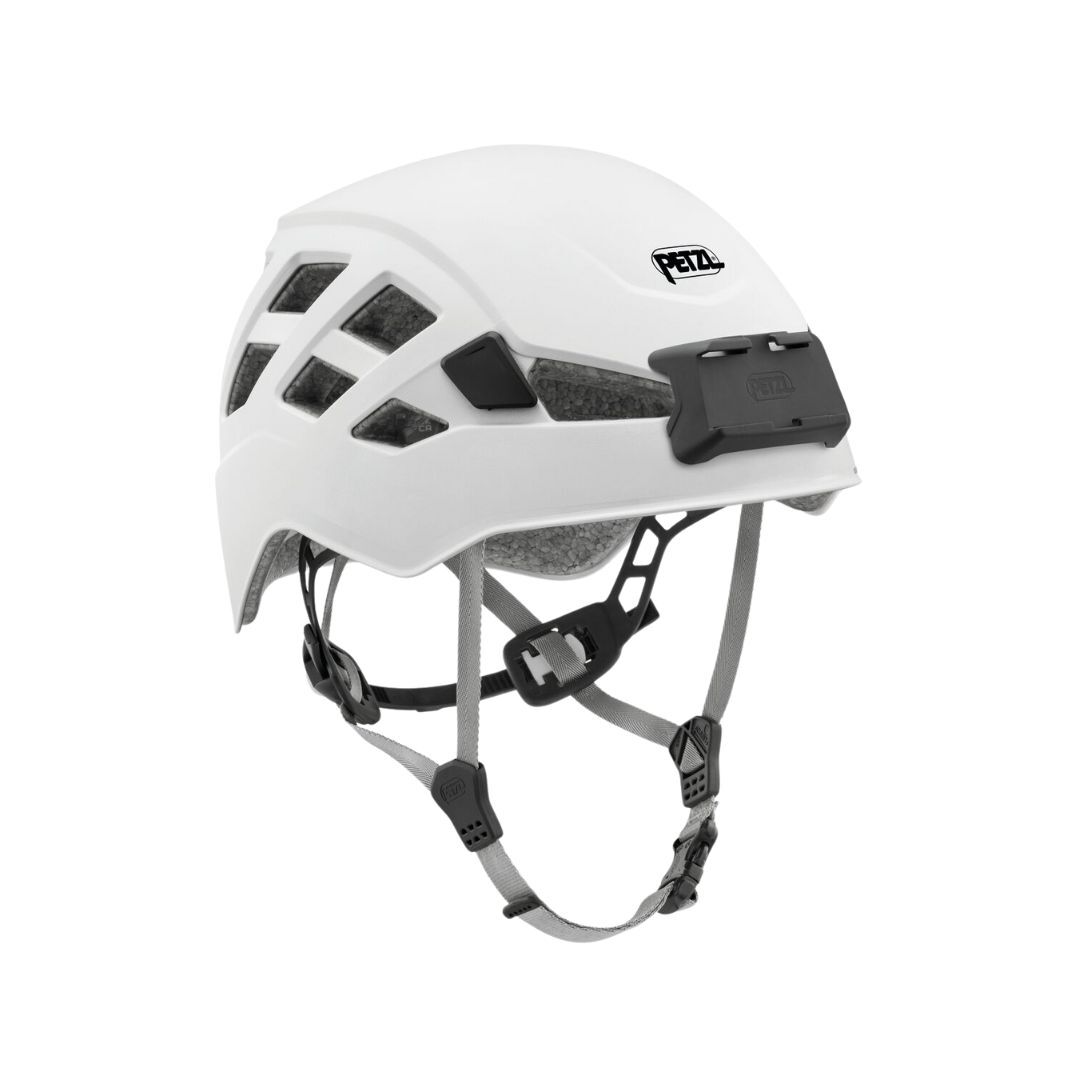 Casco BOREO CAVING para espeleología con fijación para linterna frontal DUO
