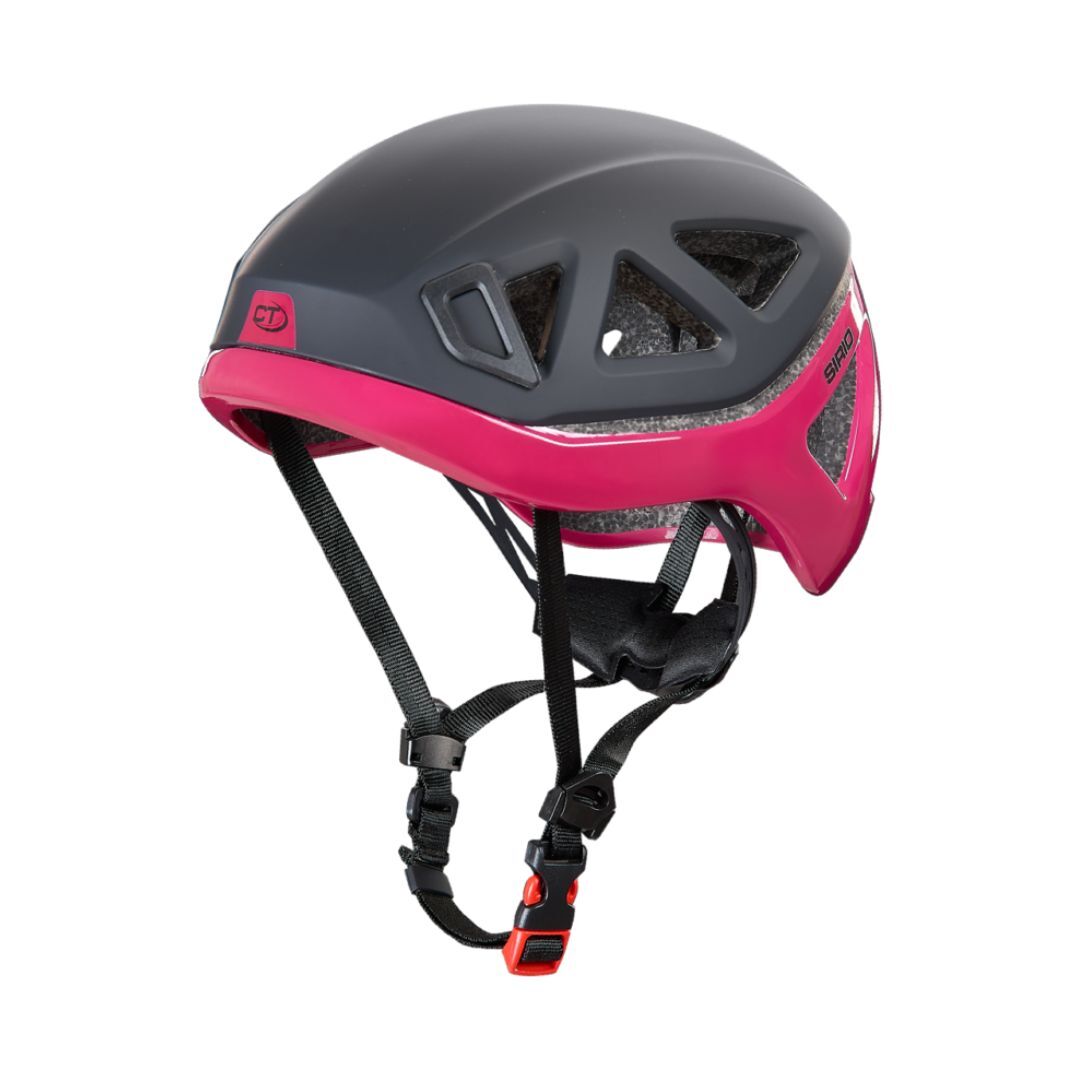 Casco ligero y ventilado para escalada y alpinismo en hielo