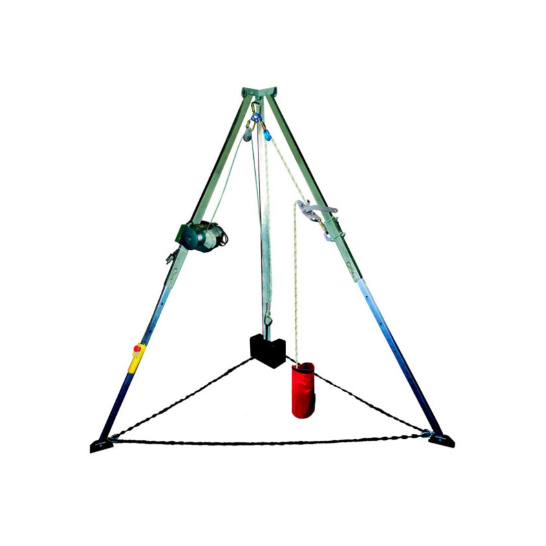 Trípode para espacios confinados de Hauk