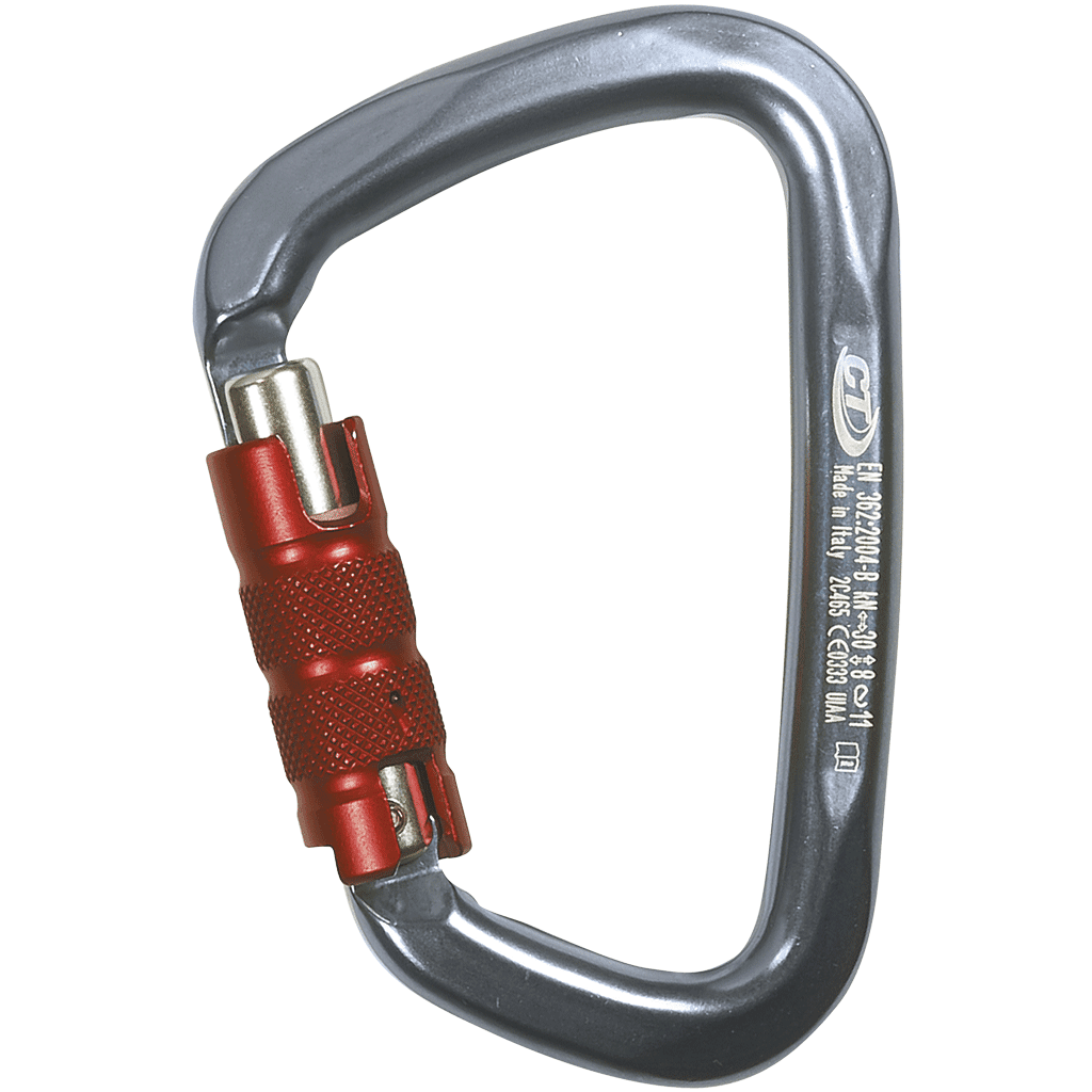 Mosquetón LARGE TG con cierre automático Triplex para rescate y alpinismo